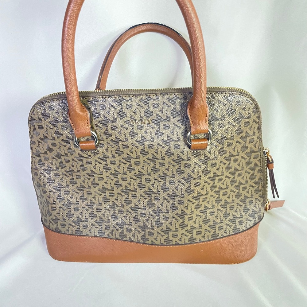 DKNY Brown Satchel Pre-owned